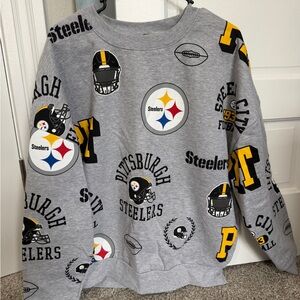 NFL Pittsburgh Steelers Gray Sweatshirt